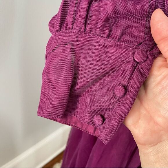 NWT Ivy City Co Florence Tulle Dress Plum size Large - Picture 10 of 13